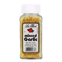 La Flor - GARLIC MINCED MEDIUM SIZE 2 oz - Home & Kitchen