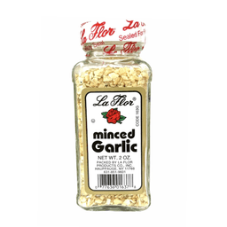 La Flor - Garlic Minced Medium 2oz - home & kitchen