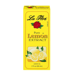 La Flor - LEMON EXTRACT 4 oz - Home & Kitchen