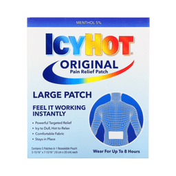 Icy Hot - ORIGINAL PAIN RELIEF LARGE PATCH 5 ct - Medicine