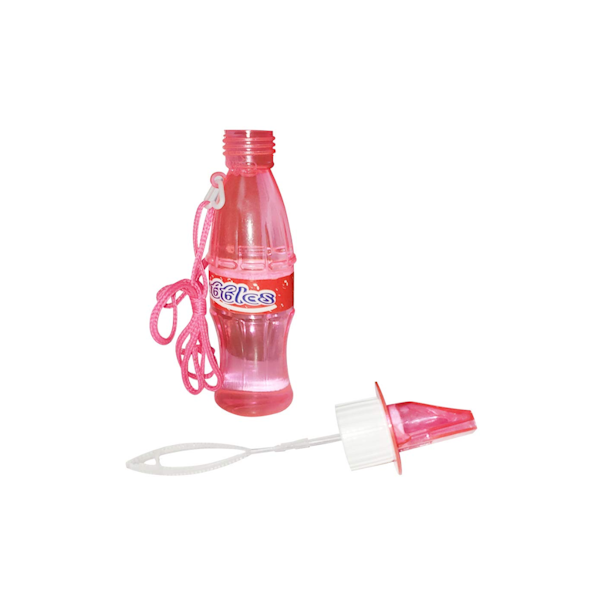 3 in 1 COLA BOTTLE BUBBLES W/ WHISTLE 24 ct