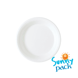 Sunny Pack - FOAM PLATE 20/25 ct - Home & Kitchen