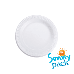 Sunny Pack - FOAM PLATE 6/100 ct - Home & Kitchen