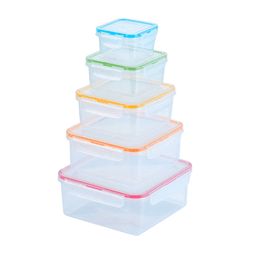 FRESH VENT SQUARE CONTAINERS (SET OF 5) image