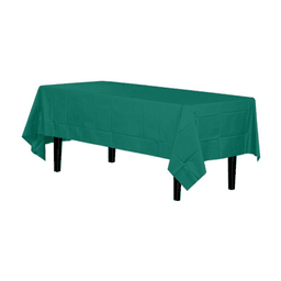 GREEN 54"X108" RECTANGULAR PLASTIC TABLE COVER - Home & Kitchen