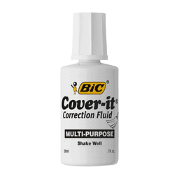 Bic - WHITE OUT  20 ml 6 pk - Tape/office/games