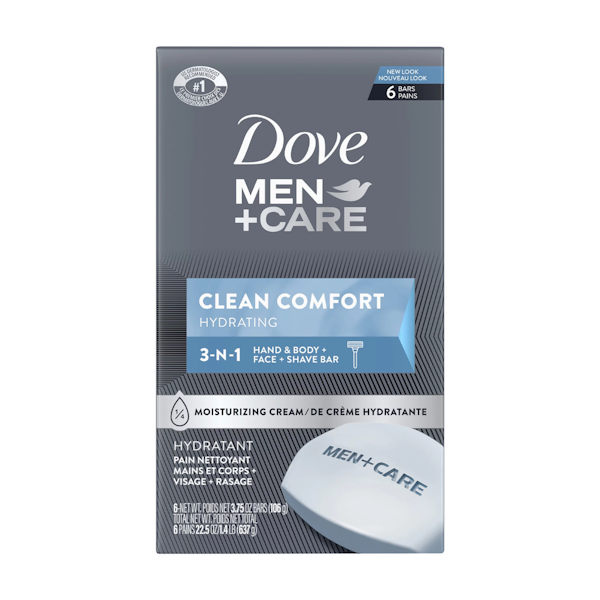 MEN+ CARE BAR SOAP CLEAN COMFORT 3.75 6 pk