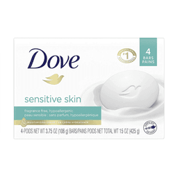 Dove - BAR SOAP SENSITIVE SKIN 4PK/3.75 oz - Body Care