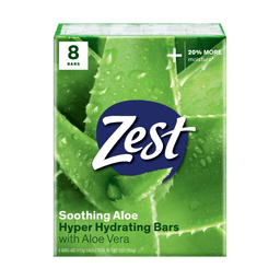 Zest - BAR SOAP SOOTHING ALOE 4 oz 6/8pk - Body Care