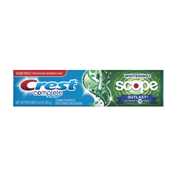 Crest - COMPLETE WHITENING + SCOPE OUTLAST TOOTHPASTE 4 oz - Oral Care