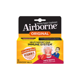 Airborne - VERY BERRY IMMUNE SUPPORT SUPPLEMENT 10 ct - Medicine