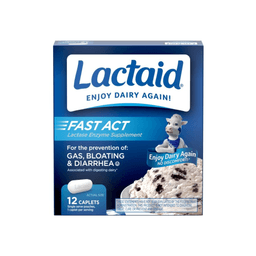 LACTASE ENZYME SUPPLEMENT 12 ct image